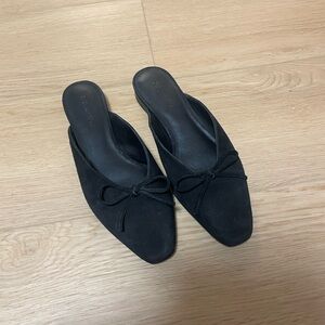 Reformation Belle Mules - Black